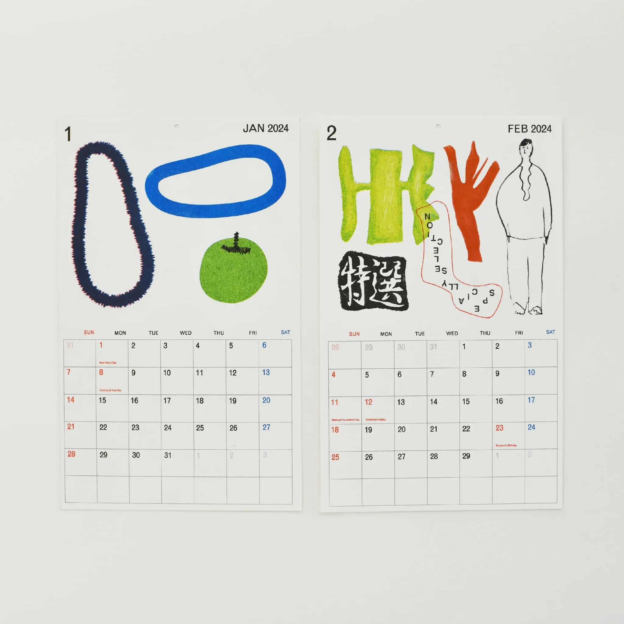 2024 calendar [特選]