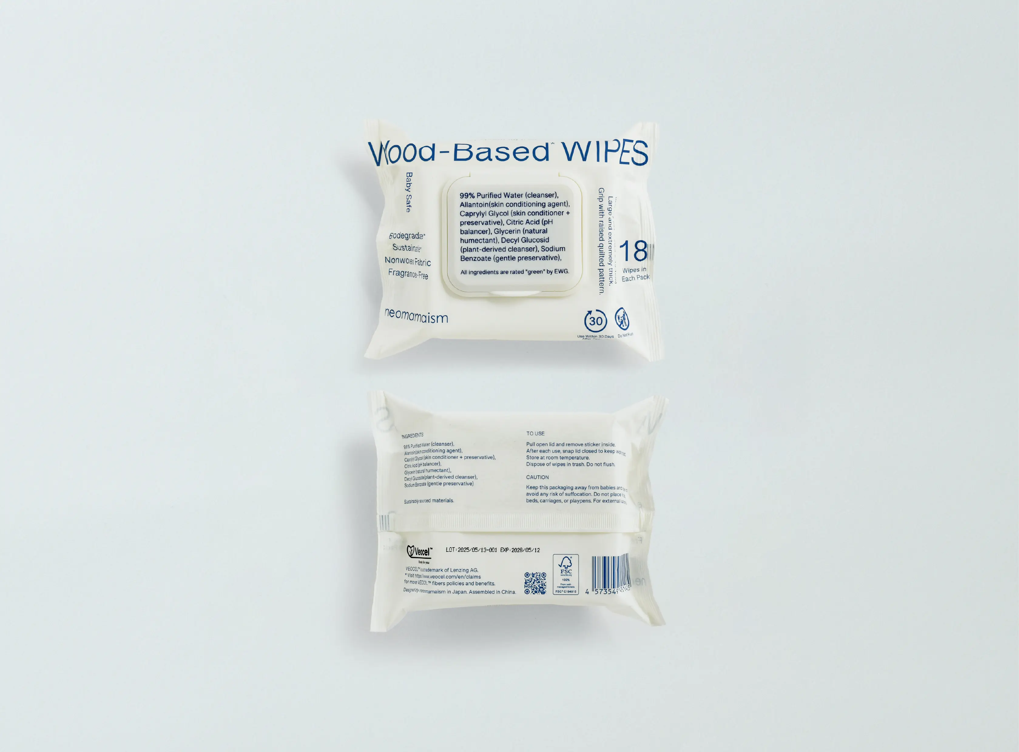 WOOD BASED WIPES